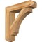 Ekena Millwork Imperial Craftsman Rough Sawn Bracket w/ Offset Brace, Western Red Cedar, 6"W x 24"D x 24"H BKT0604X24X24IMP04RWR - alternate 1